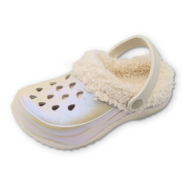 EVA Clogs Shoes Garden Shoes with Glitter Design for Women And Girls Outdoor Suitable Winter