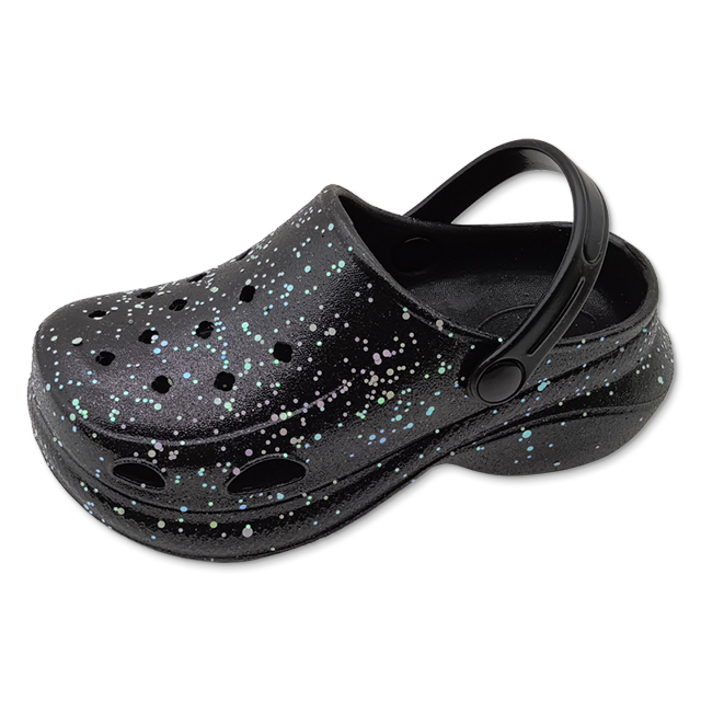 Children's Shoes EVA Closed Toe Sandals Summer Beach Shoes with Sequins