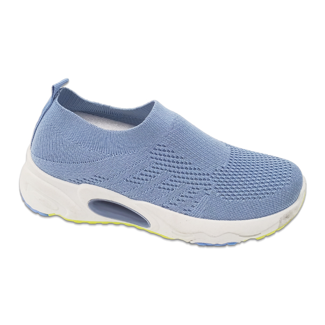 Women Shoes Casual Sneakers Flying Knitting Upper PVC Injection Shoes Solid Color
