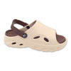 Men's EVA Beach Sandals Fashionable Open-toe Shoes with Soft-soled Summer Two-tone Shoes