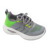 Kid's Injection Shoes Knitted Outdoor Breathable Shoes Casual Two-tone Sports Thick Soled Shoes for Boys