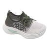 Kids Injection Shoes Knitted Outdoor Breathable Shoes Casual Sports Thick Soled Two-tone Shoes