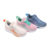 Women's Injection Shoes Knitted Mixed Color Casual Sports Thick Soled Shoes