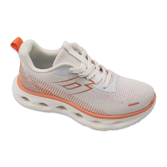 Women's Fashion Injection Shoes Knitted Mixed Color Casual Sports Thick Soled Shoes