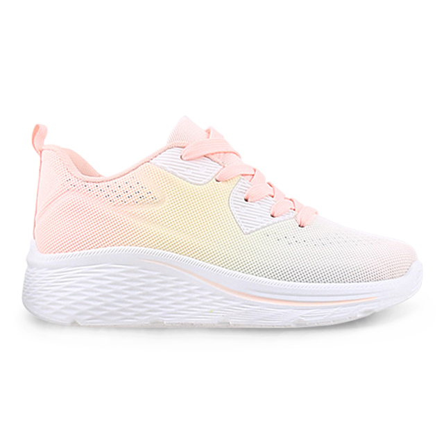 Women’s Sports Shoes Injection Outsole Breathable Walking Shoes Fashion Gradient Colors