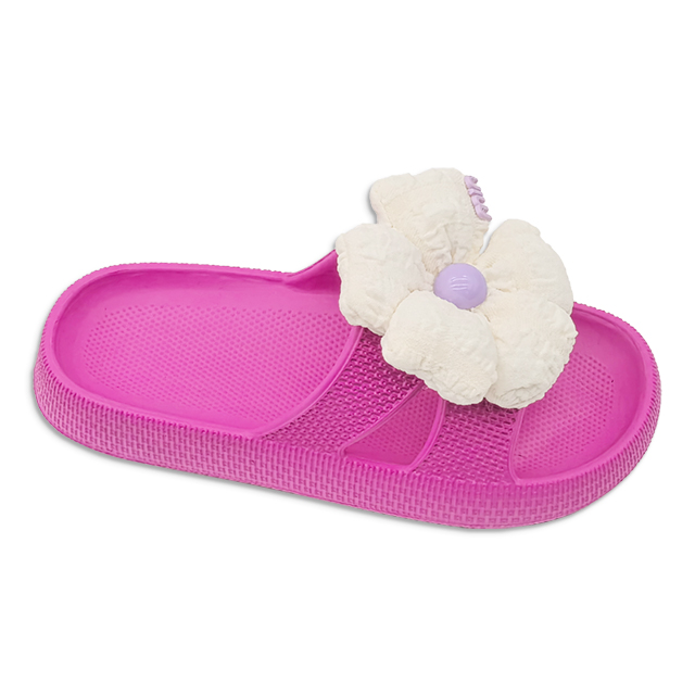 Kids EVA Slippers Cute Flower Accessories Slippers Solid Color Home Classic For Children