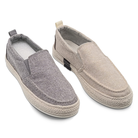 Loafer Men's Flat Canvas Shoes Breathable Casual Walking Shoes
