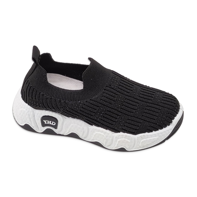 Kid's Injection Shoes Flying Knitted Sports Shoes Outdoor Mesh Casual Running Shoes Thick Soled for Boys And Girls