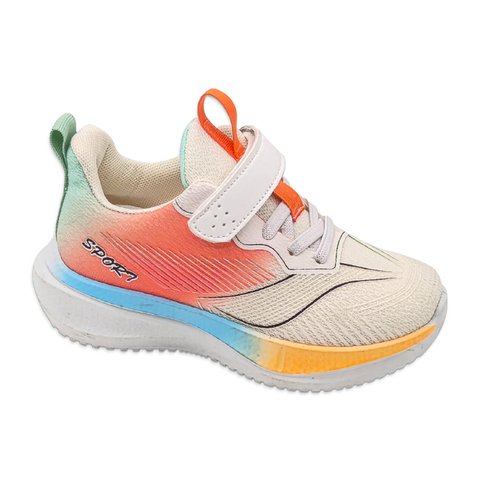 Children Casual Sneakers Unisex Mesh Gradient Colored Running Shoes