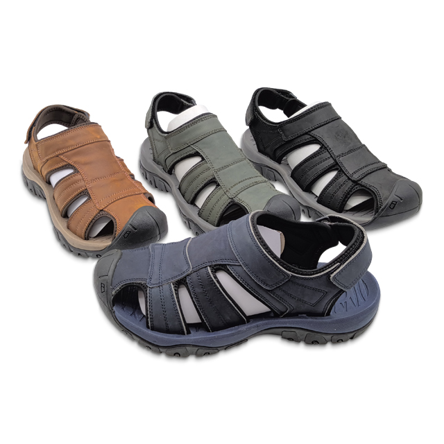 Men's Sandals Summer Genuine Leather Male Beach Sandals Soft Comfortable Male Outdoor Beach Slippers