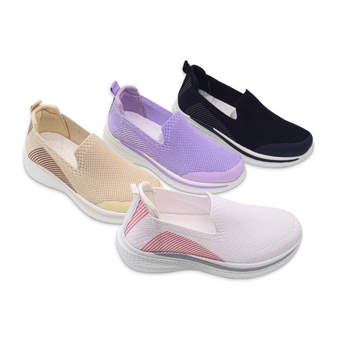 Women's Sneakers Breathable Mesh Flats Summer Walking Casual Shoes