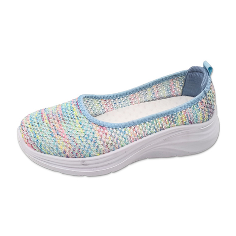 Women's Mesh Shoes Flat Soft Sole Shallow Mouth Women Casual Walking Single Shoes
