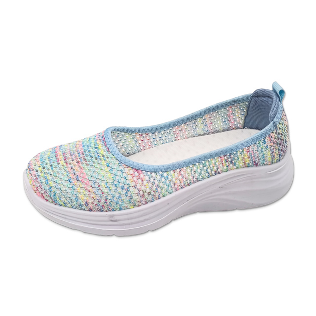 Women's Mesh Shoes Flat Soft Sole Shallow Mouth Women Casual Walking Single Shoes