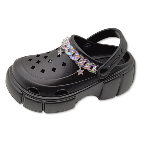 EVA Slippers for Women Softness Walking Shoes with High Soled Vogue Sandals