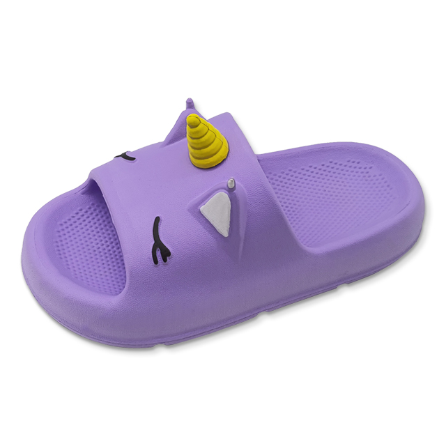 Summer EVA Slippers Indoor Flat Bottom Sandals for Kids EVA Non-slip Beach Sandals Home Slippers
