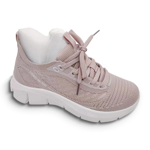 Women Shoes Sneakers Breathable Knitted Injection Sport Shoes