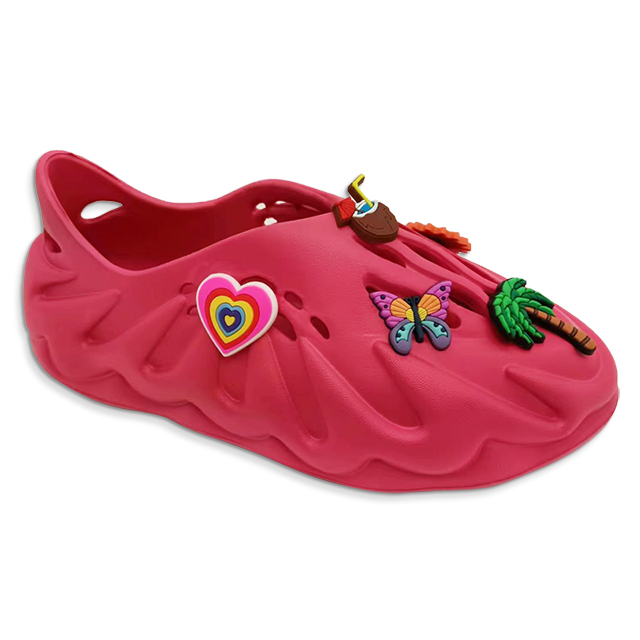 EVA Women’s Shoes Wear-resistant Simple Color Eva Hole Sandals Outdoor Home Slippers with Shoe Upper Accessories