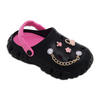 Kid's EVA Clogs Shoes Fashion Girls Shoes Sandals with Exquisite Accessories on The Shoe Upper