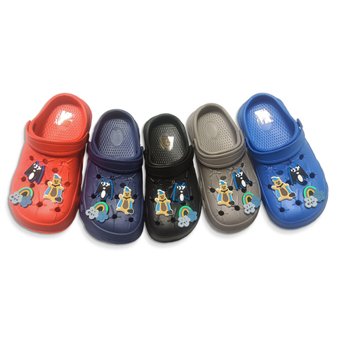 Children EVA Shoes Toddler Children Baby Boys Summer with Cartoon Design Rubber Patch Around The Upper 
