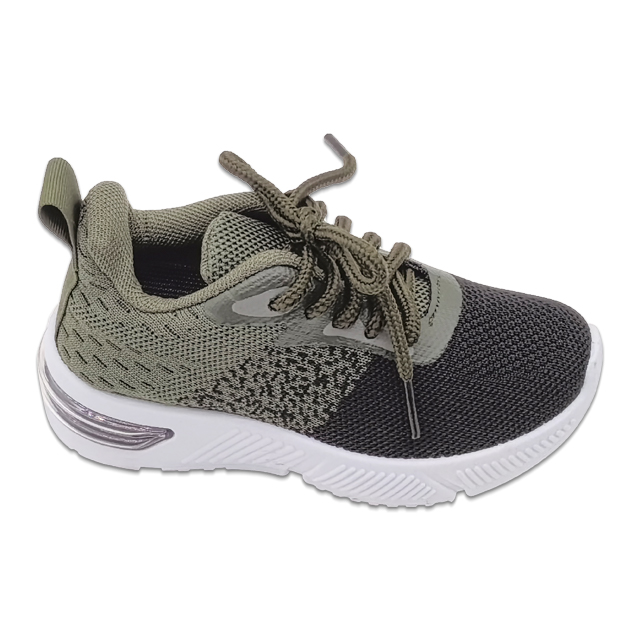 Kid's Shoes Casual Sneakers Flying Knitting Upper Two-tone Injection Shoes