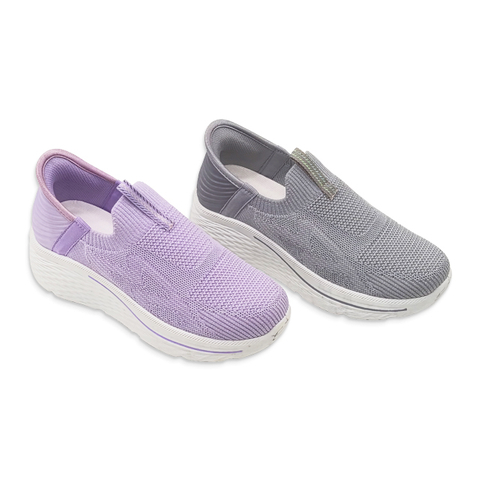Women Injection Shoes Outdoor Breathable Shoes Casual Walking Thick Soled Shoes Ladies Solid Color Loafers