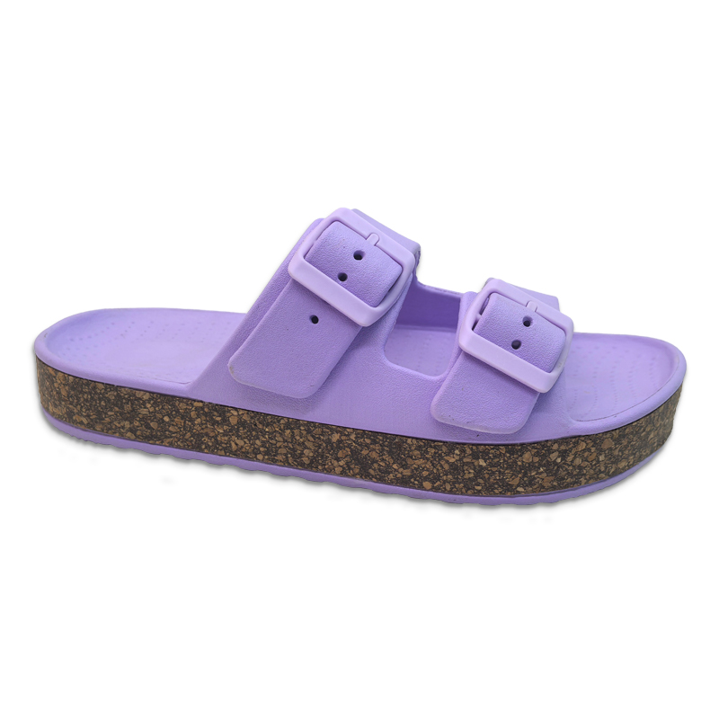 Adjustable Slip on Eva Double Buckle Women's Summer Sandals Slides Slippers for Women Open Toe Summer Slides