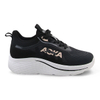 Fashionable Women Sport Shoes Flying Knitted Thick Bottomed Solid Colored Shoes with Letters