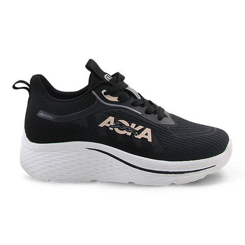 Fashionable Women Sport Shoes Flying Knitted Thick Bottomed Solid Colored Shoes with Letters