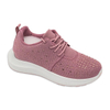 Women's Injection Shoes Flying Knitted Sneakers Breathable Mesh Casual