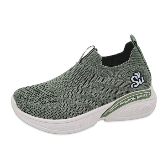 Kid's Injection Shoes Flying Knitted Mesh Casual Shoes
