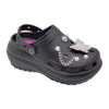 Women's EVA Fashion Slippers Thick-soled Shoes with Pearl Butterfly Decoration