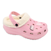 Women's EVA Shoes Garden Clogs Winter Cotton Slippers Thick Soled Increase Height Warm Woolen Shoes
