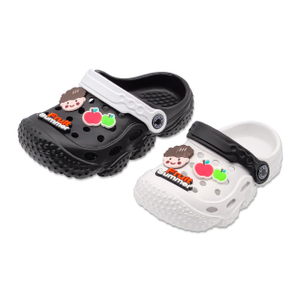 Children's EVA Slippers Bottom of Tire Shoes with Apple Decoration