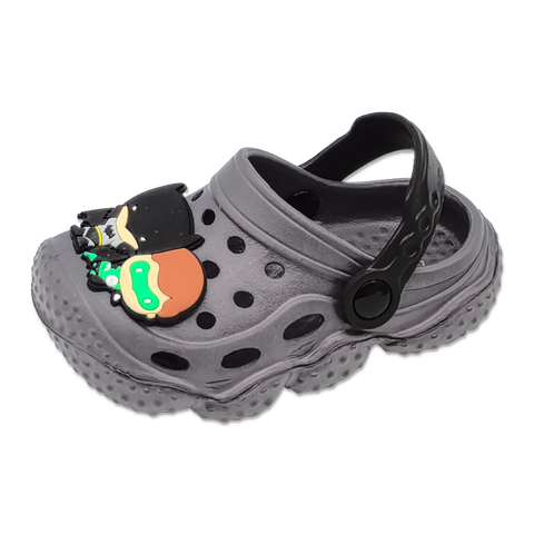 Children's EVA Slippers Bottom of Tire Shoes with Cartoon Batman Decoration