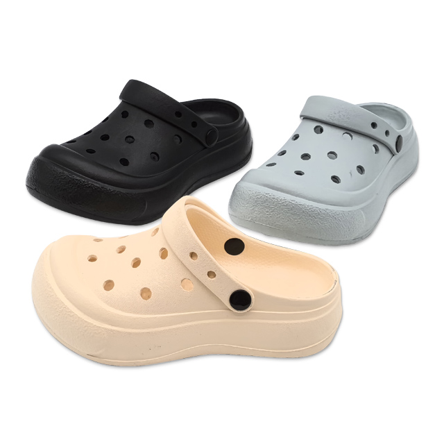 Women's EVA Classic Thick Soled Round Toe Shoes Garden Shoes Without Decoration