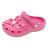 Slippers EVA Clogs Shoes for Women Garden Shoes Heart Shaped Design with Cherry Blossom Decoration on The Shoe Upper