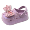 Children‘s EVA Shoes Thick Bottom Outdoor Summer Soft Beach Shoes for Girls Children Sandals with A Large Bowknot
