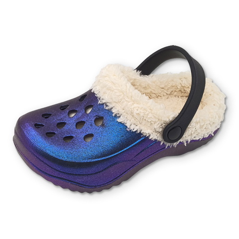 EVA Clogs Shoes Garden Shoes with Glitter Design for Women And Girls Outdoor Suitable Winter
