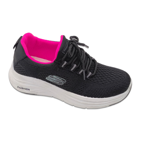 Women Casual Shoes Mesh Lace Up Breathable Sneakers Daily Walking Shoes For Women Two-tone Colors