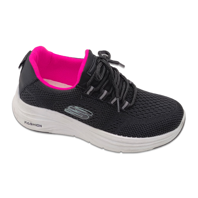 Women Casual Shoes Mesh Lace Up Breathable Sneakers Daily Walking Shoes For Women Two-tone Colors