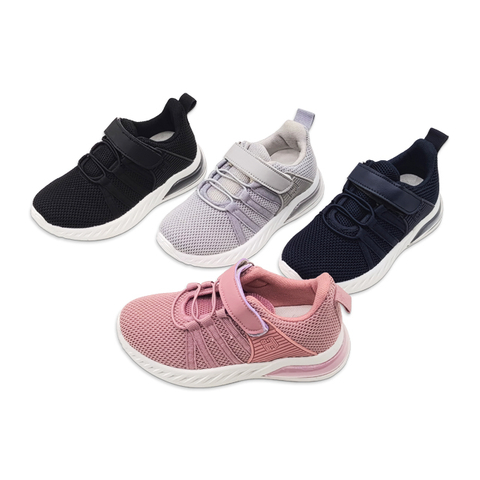 Injection Shoes for Kids Knitted Outdoor Mesh Sports Soft Sole Running Shoes Casual Solid Color