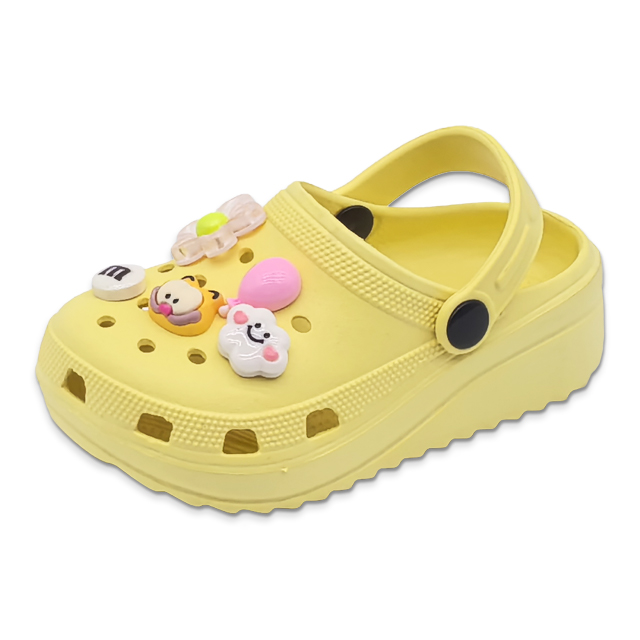 Kid's EVA Fashion Sandal Cute Beach Garden Shoes Solid Color Sole Waterproof Garden Shoes
