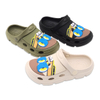Children's EVA Shoes Solid Color Waterproof Cartoon Car Decoration Slippers
