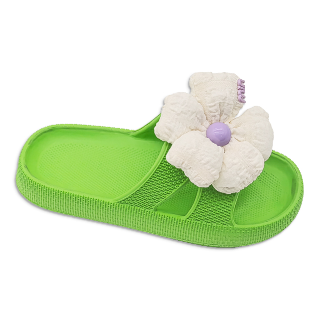 Kids EVA Slippers Cute Flower Accessories Slippers Solid Color Home Classic For Children