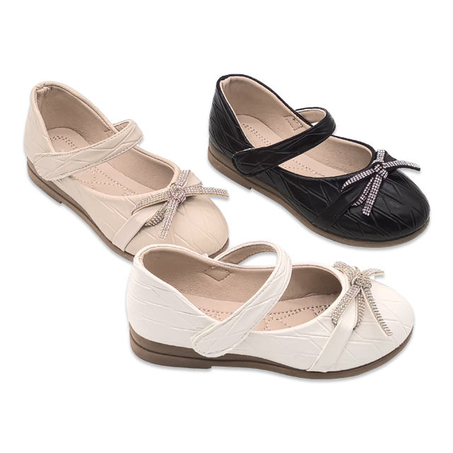 Childrens Princess Leather Shoes Girl's Shoes Bowknot Ballet Princess Shoes Walking Flat Shoes