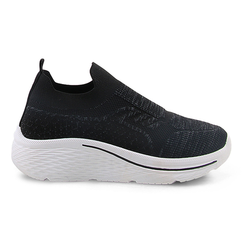 Women's Casual Shoes Fly Knitted Ladies Shoes Mesh Upper Walking Style Shoes