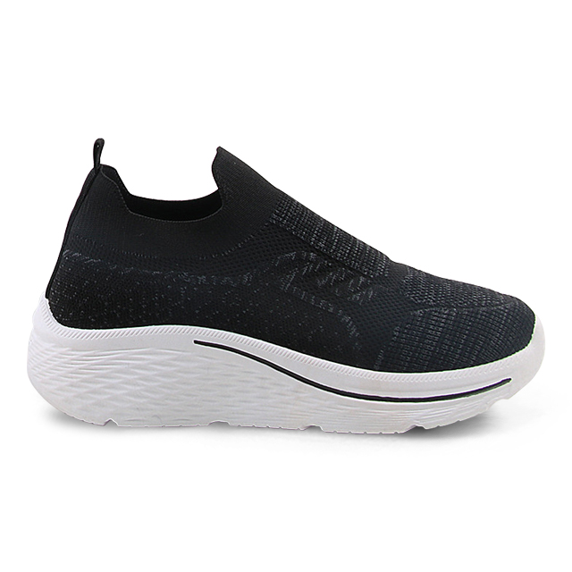 Women's Casual Shoes Fly Knitted Ladies Shoes Mesh Upper Walking Style Shoes