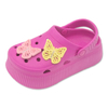 EVA Casual Shoes for Kids Lightweight Thick Bottomed Summer Beach Sandals With Butterfly Decoration