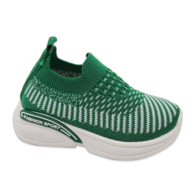 Kid's Injection Shoes Flying Knitted Walking Shoes Solid Color Mesh Casual