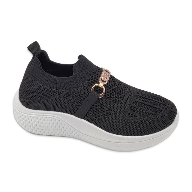 Children's Injection Shoes Flying Knitted Mesh Girls Casual Walking Shoes